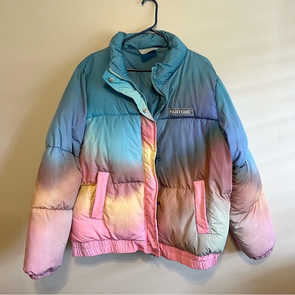Forever 21 x Pantone colorful puffer jacket - Picture 1 of 7